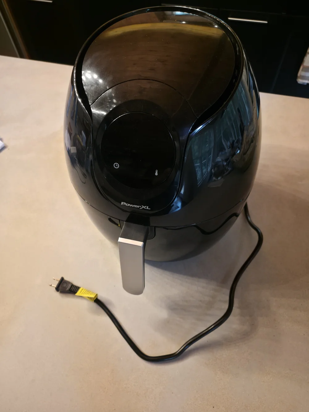 PowerXL Black Air Fryer - Sleek Countertop Air Fryer